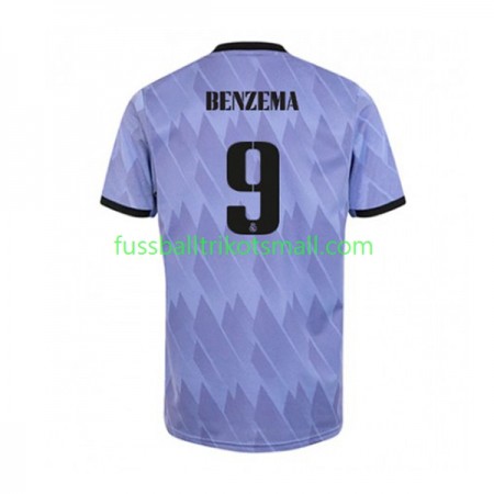 Fußballtrikots Real Madrid Karim Benzema 9 2022-2023 Kurzarm Auswärts-trikot kaufen